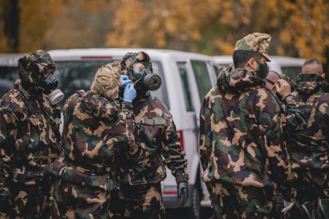 A katonák elvégezték kijelölt köznevelési intézmények fertőtlenítését az őszi szünetben